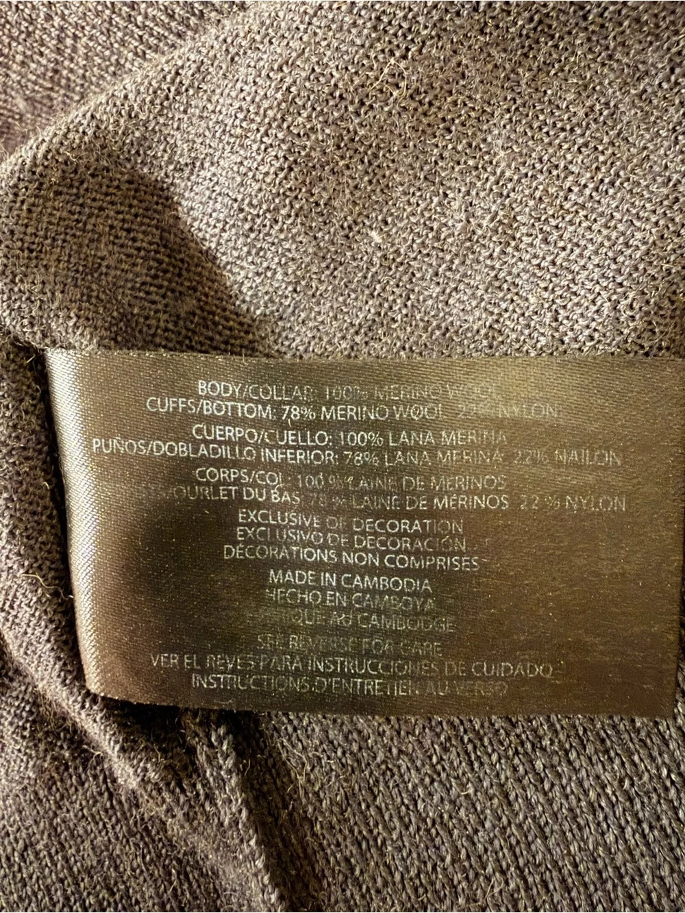 Banana Republic Men's Merino Wool Crewneck Sweater